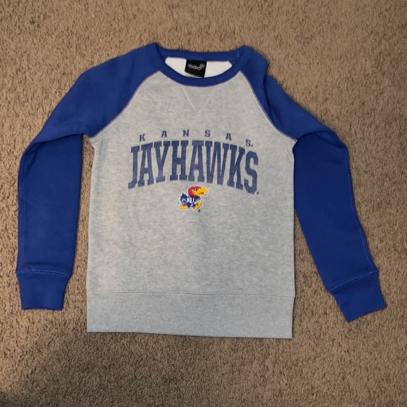 KU sweatshirt, youth small - Picture 1 of 4